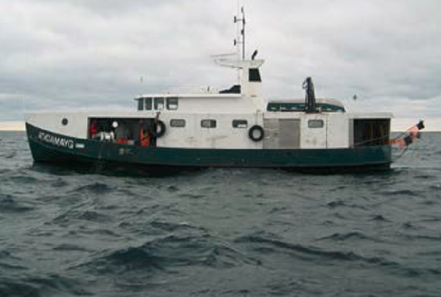 colour photo of Assessment Boat.