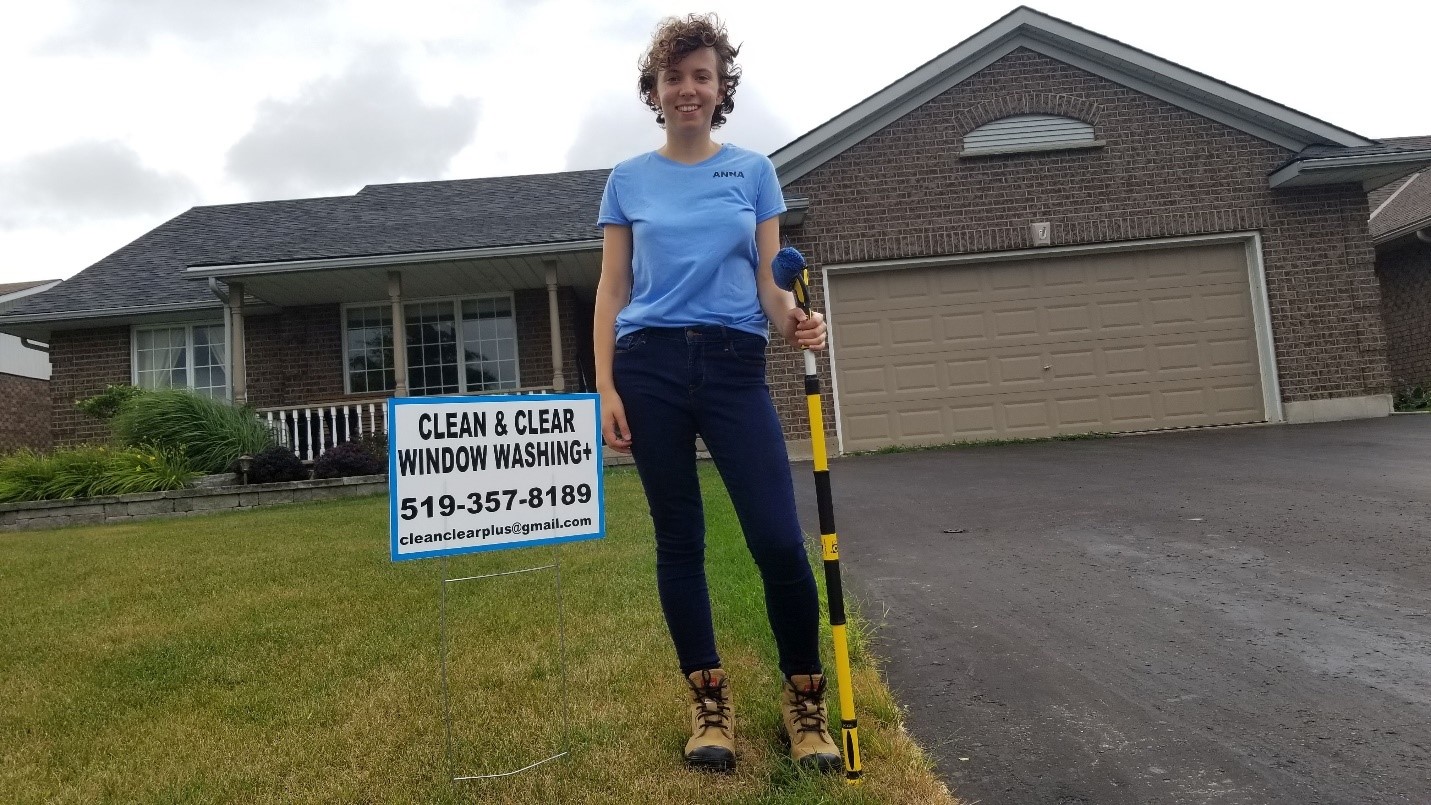 Anna Pittock of Clean & Clear Window Washing+