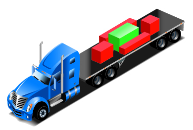 This illustration depicts a licensed motor vehicle inspection mechanic checking a truck for compliance with performance standards.