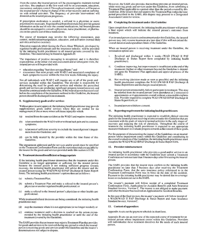 Title: Pre-approved Framework Guideline for Whiplash Associated Disorder Grade I Injuries With or Without Complaint of Back Symptom: Superintendent’s Guideline No. 01/03 - Description: Photocopy of Pre-approved Framework Guideline for Whiplash Associated Disorder Grade I Injuries With or Without Complaint of Back Symptom: Superintendent’s Guideline No. 01/03