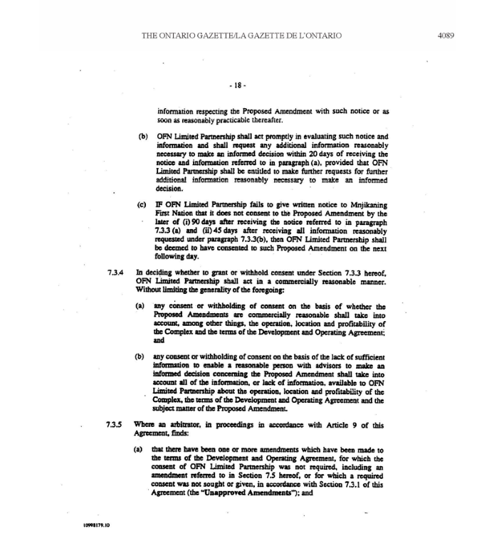 Title: Schedule R Protocol Agreement - Description: A photocopied image of the Protocol Agreement