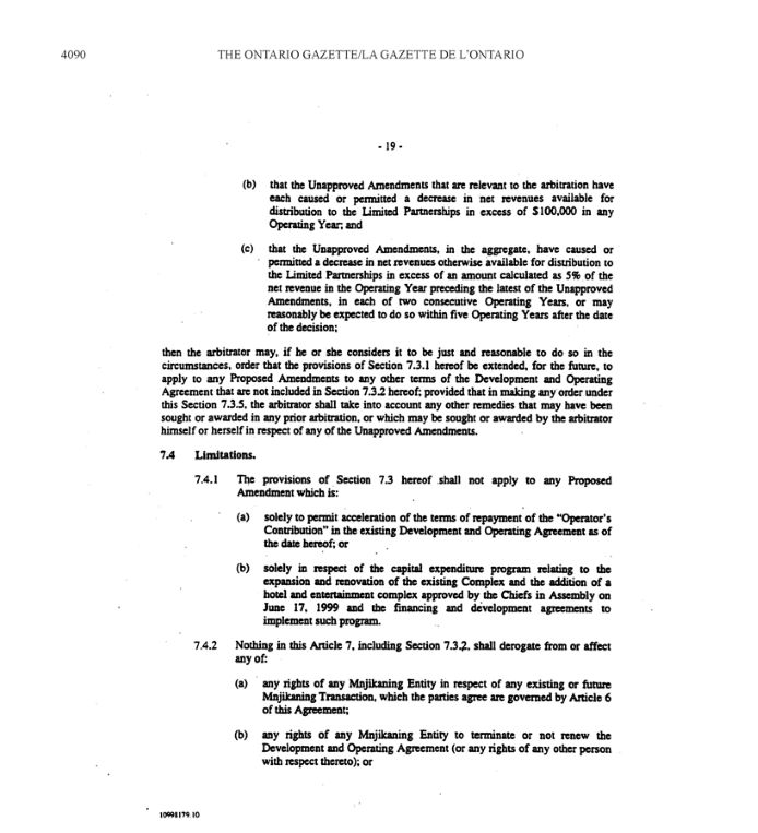 Title: Schedule R Protocol Agreement - Description: A photocopied image of the Protocol Agreement