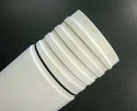 Picture of a single Polyvinyl chloride O-ring pipe