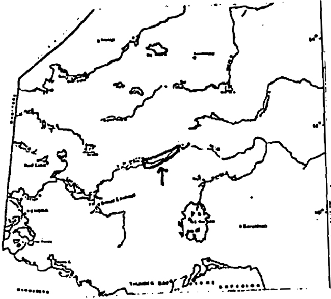 Map of Albany River Northwestern regional setting