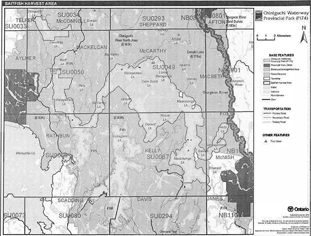 This is a figure 5 baitfish harvest area.