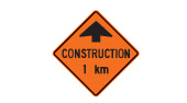 ontario road signs - a temporary condition sign