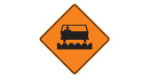 a temporary condition sign