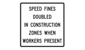 a temporary condition sign - construction zone signs