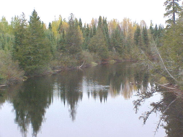 this photo taken by Jennifer Telford in 2004 shows the red sucker river taken from island falls road on southern boundary of C1703.