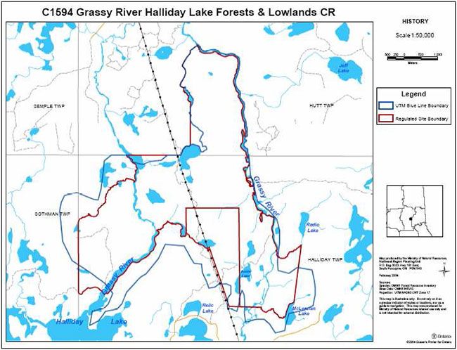 This map is a history map of grassy river.