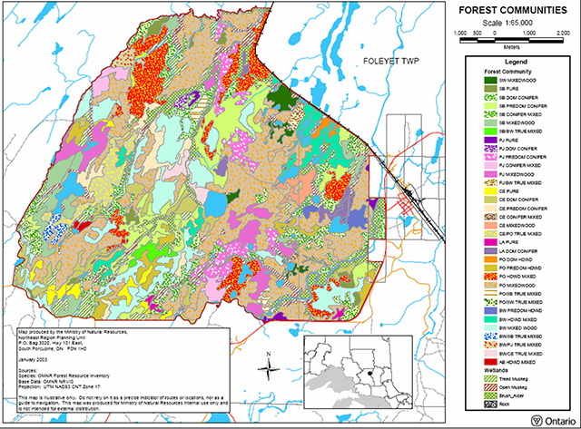 This is map 8.3: Ivanhoe River Clay Plain Conservation Reserve earth vegetation map