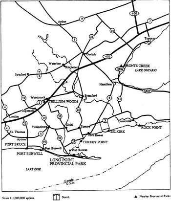 Long Point Provincial Park Map