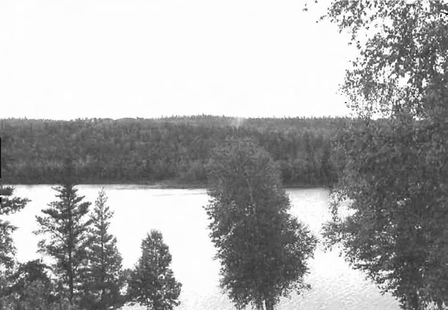 Figure 2. Raven Lake, a walleye and lake trout fishery, located in the southern vicinity of the site