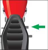 Diagramme montrant les freins arrière