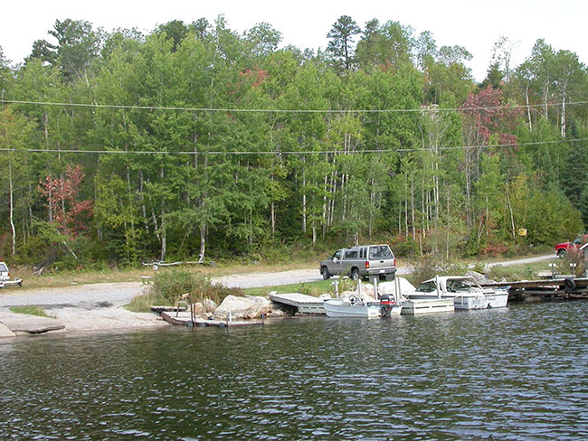 This photo shows Public access point and boat launch.