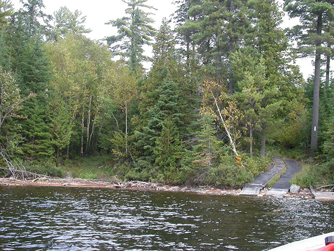 This photo shows Portage on Onaping Lake.