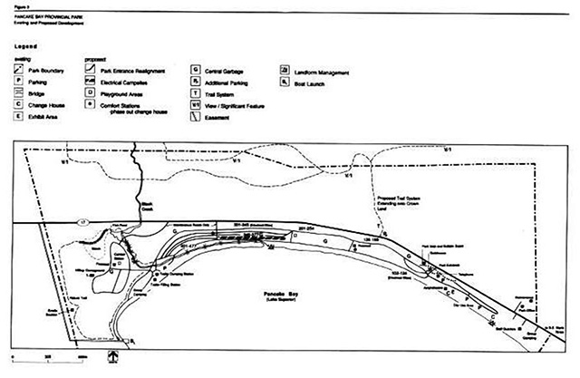 This is figure 3 map depicting the existing and proposed development