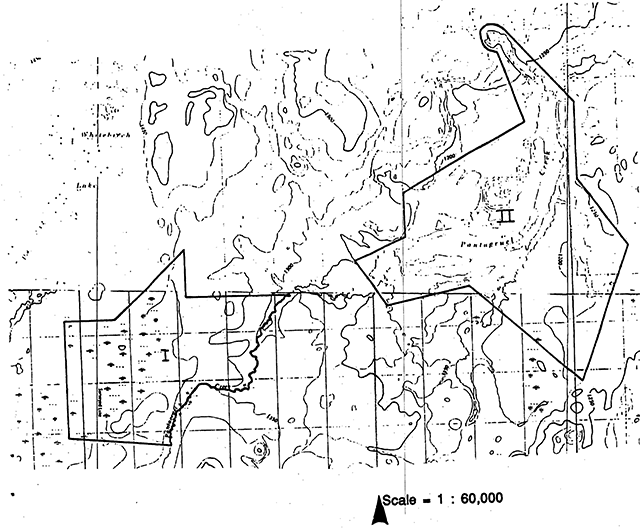Plan map of Pantagruel Creek Provincial Nature Reserve in the District of Nipigon