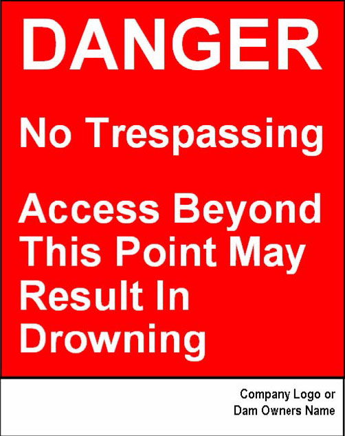 image of danger - no trespassing sign.