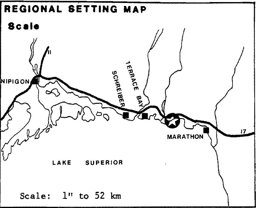 This is a regional settings map for Prairie River Mouth Provincial Park