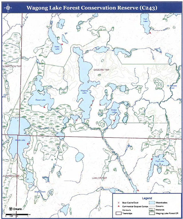 This is map 1:Recreational Values of Wagong Lake Forest Conservation Reserve
