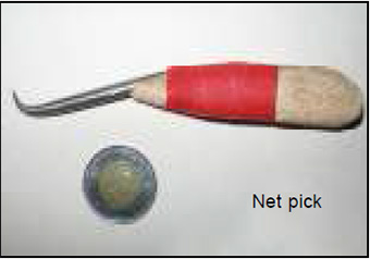 This is an image of a net pick.