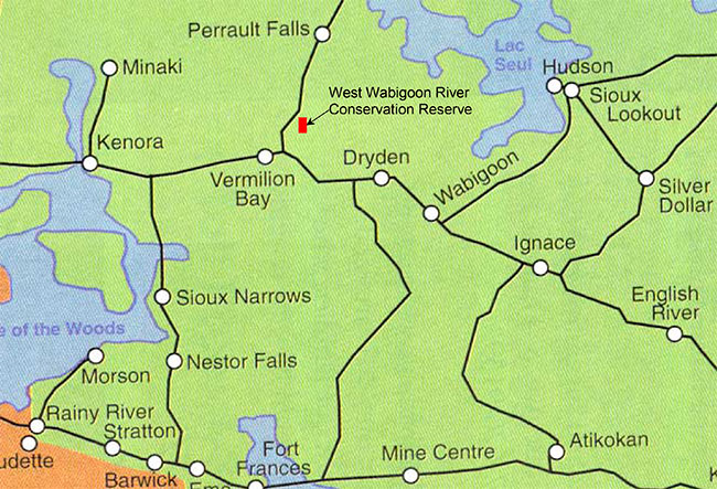This map provides detailed information about Site Reference Map - Northwestern Ontario.