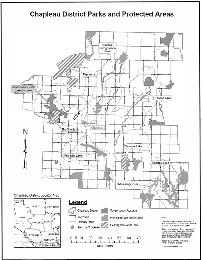 This map provides detailed information about Windermere Goldie Lake Complex Conservation Reserve Location Map .