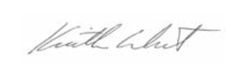 Signature of Keith West