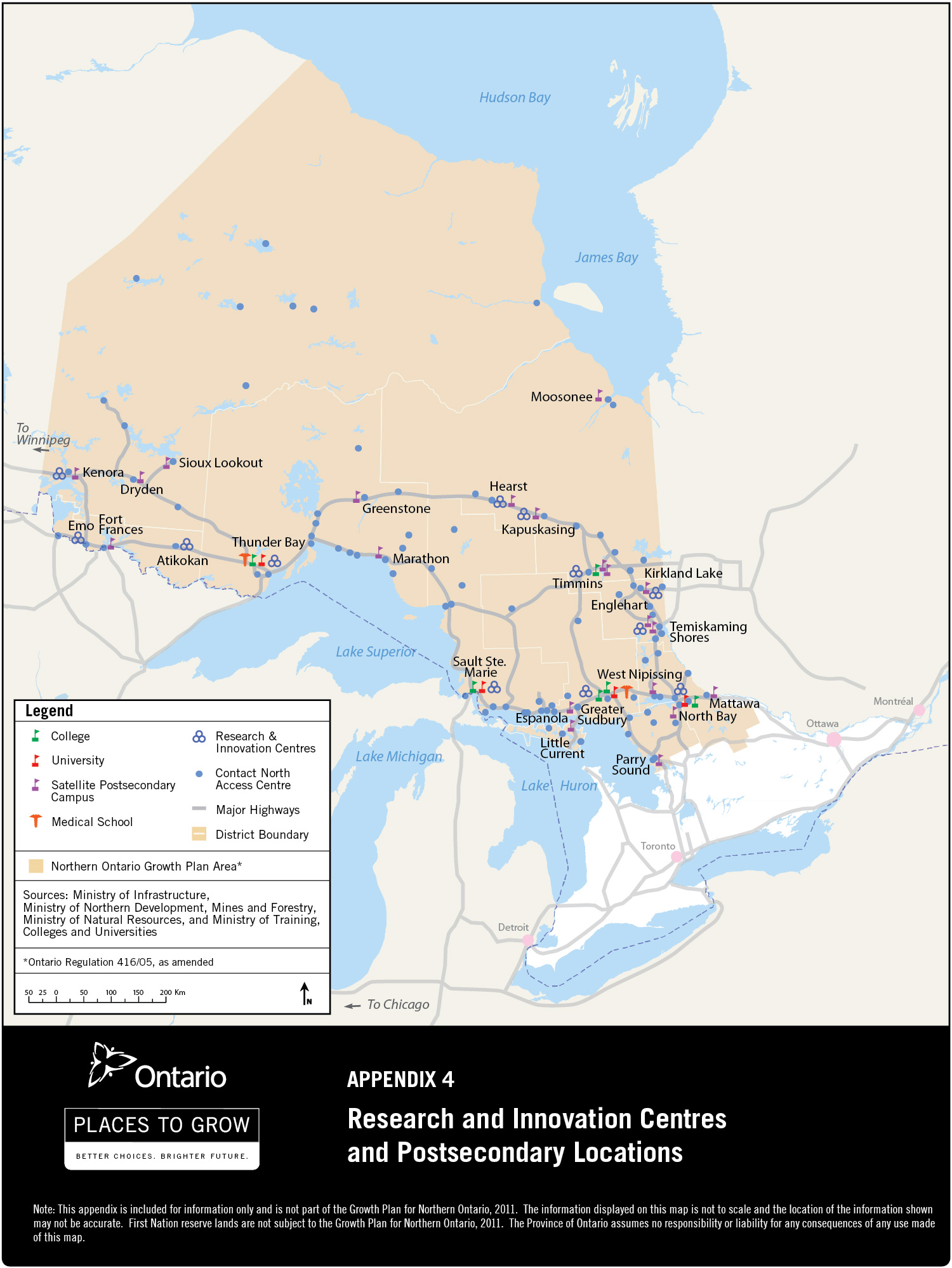Research and Innovation Centres and Postsecondary Locations
