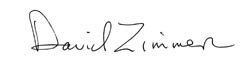 David Zimmer signature