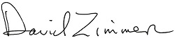 Minister David Zimmer Signature