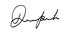 Signature of Dipika Damerla