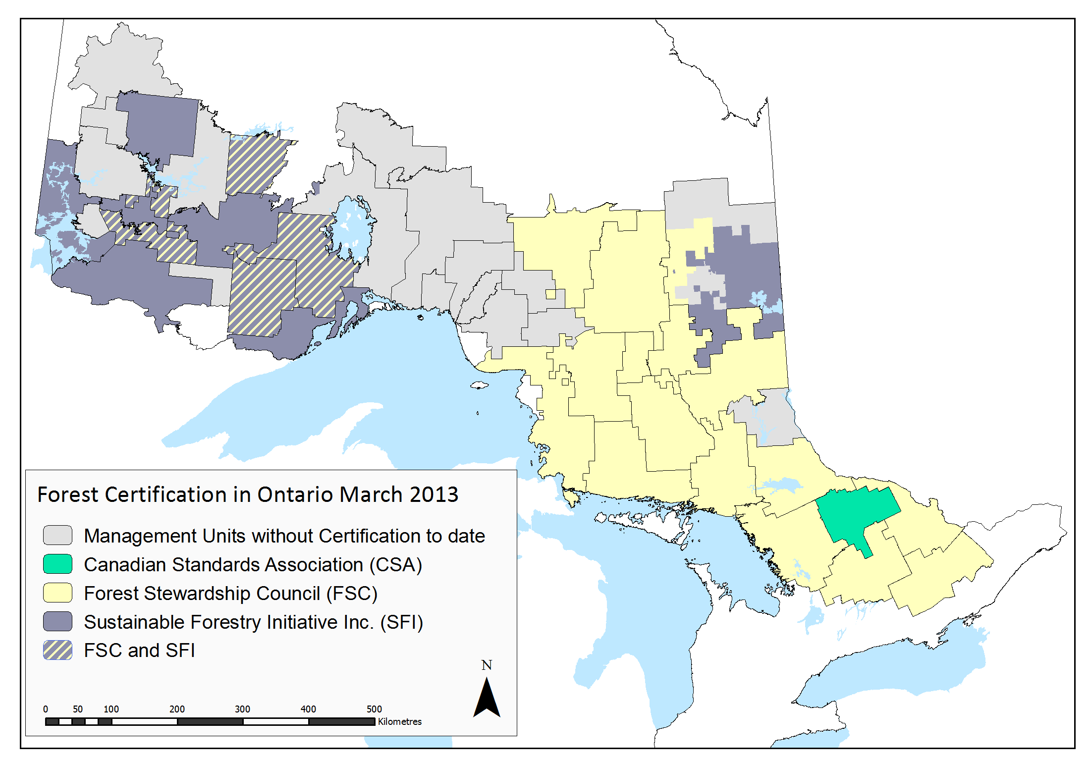 Forest Certification in Ontario March 2013