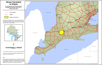 map of illinois tick-trefoil range