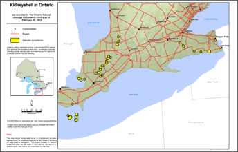 map of kidneyshell range