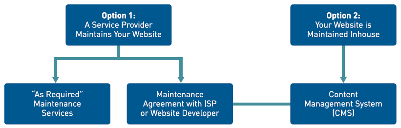 Options for Maintaining Your Websitee