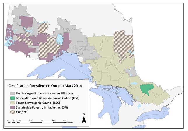 Certification forestière en Ontario (mars 2014)