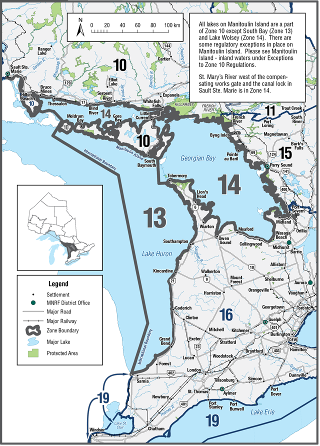 Fisheries Management Zone 14 Ontario Ca