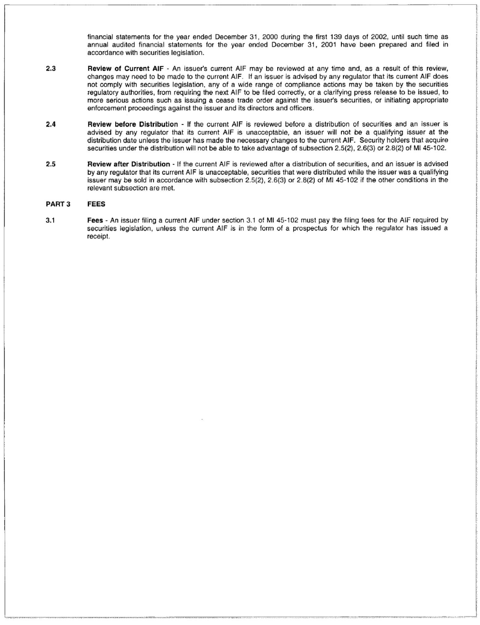 Image containing information of ontario securities commission