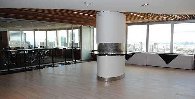 Photo of Galleria and view of the Executive Boardroom