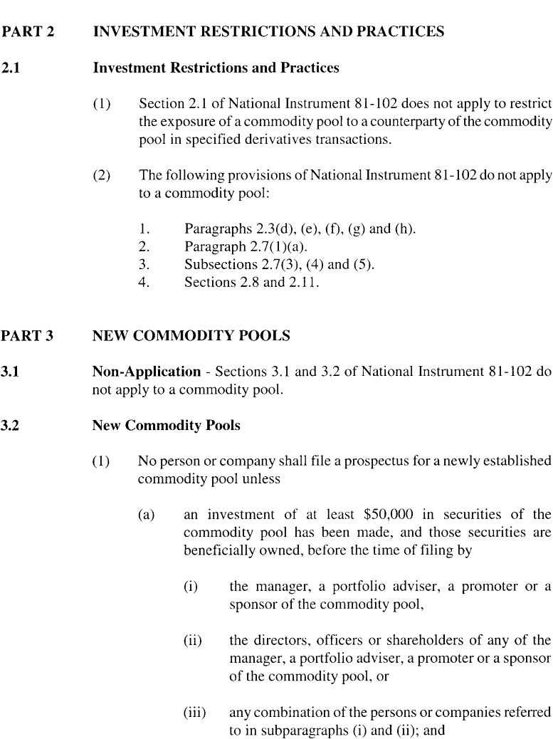 Title: Ontario Securities Commission - Description: A photocopied image of the Ontario Securities Commission Policy(12)