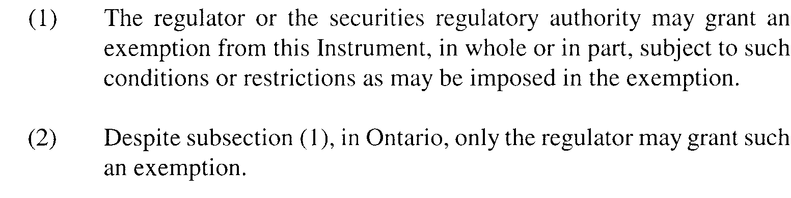 Title: Ontario Securities Commission - Description: A photocopied image of the Ontario Securities Commission Policy(25)