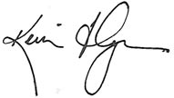 Signature de Kevin Flynn