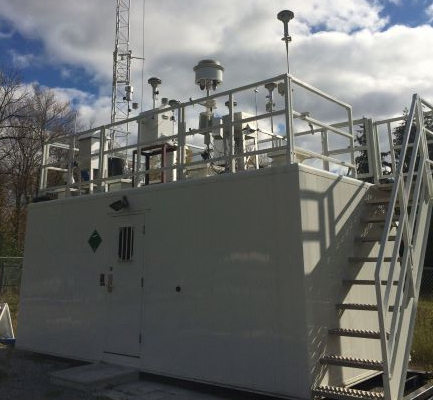 Air monitoring station located in North Toronto