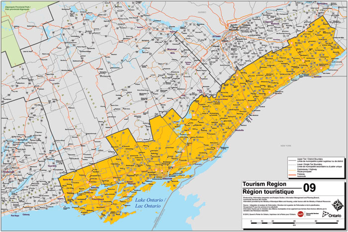 Map Of South Eastern Ontario Region 9: Southeastern Ontario | Ontario.ca