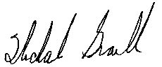Michael Gravelle signature