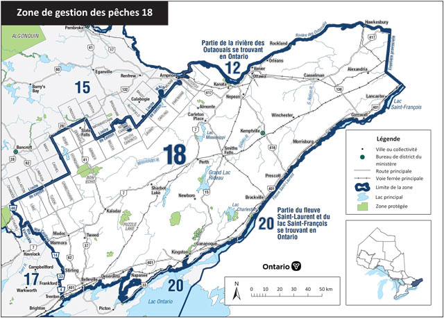 La zone 18 est située dans le Sud de l’Ontario et comprend les villes d’Ottawa, Cornwall, Perth, Kingston et Belleville.