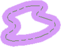 Purple outline polygon