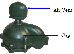 Figure 12-13: Watertight Cap With Extendable Screened Air Vent Located Above the Well Cap